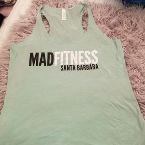 Bella Canvas Mad Fitness SB Tank SZ L, Mint
